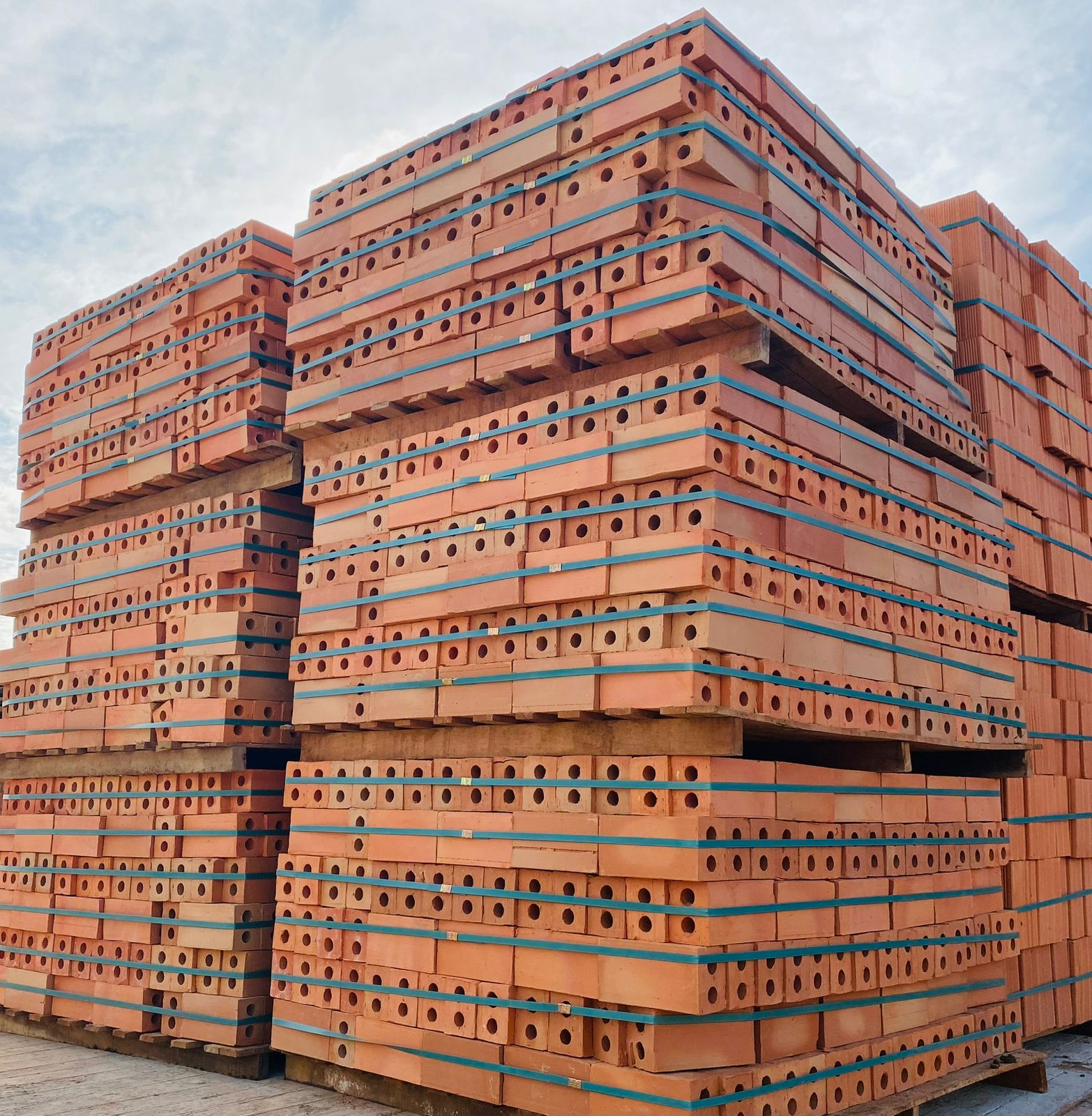 Produção de tijolos