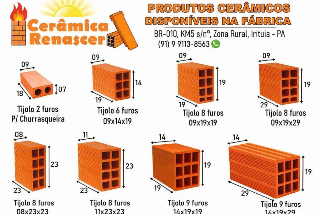 Tabela de Preços Cerâmica Renascer